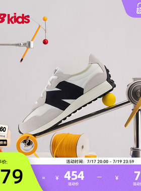 Newbalance nb官方童鞋 7-14岁大童夏季经典透气人气休闲鞋327FE