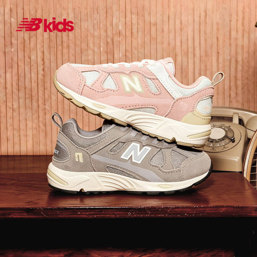 Newbalance nb官方童鞋 4~7岁中童春夏网眼经典复古拼接运动鞋878