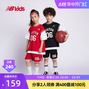 14岁男女儿童夏季 新款 nb官方童装 Balance 篮球运动速干套装 New