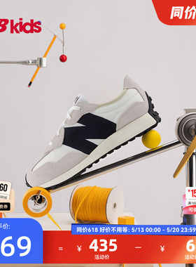Newbalance nb官方童鞋 7-14岁大童夏季透气经典潮搭休闲鞋327FE