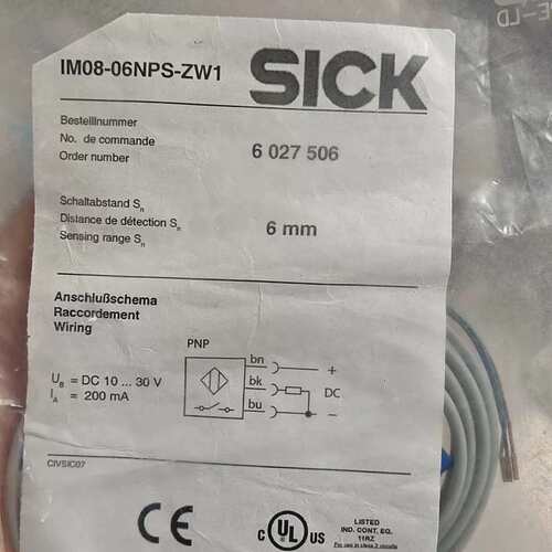 议价-西克接近开关IM08-06NPS-ZW1，订号602750可维修