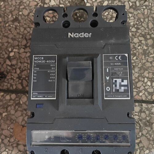 议价-Nader良信NDM2E-400M塑壳断路器 400A三相可维修