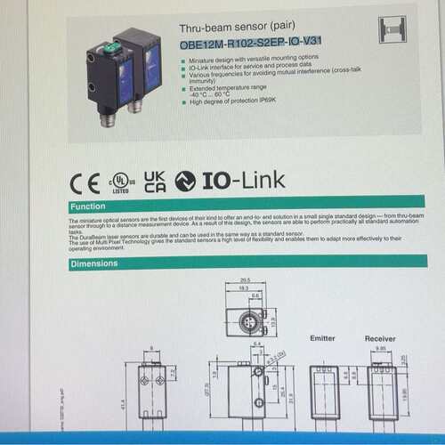议价-OBE12M-R102-S2EP-IO-V31 倍加福传感可维修