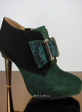 欧货欧洲站专柜正 高兹12蝴蝶结羊京皮单鞋D1208-1欧洲站