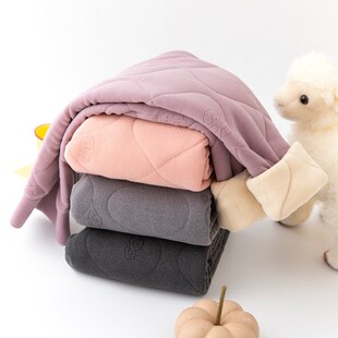 冬季儿童保暖裤加棉加厚内穿女童棉裤 三层羊毛棉裤 男童校服神裤