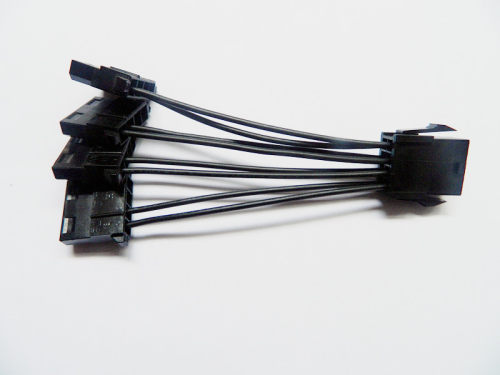 cpu8pin转4个大4pin转接线 cpu8针转ide4针供电线 pci-e外接供电
