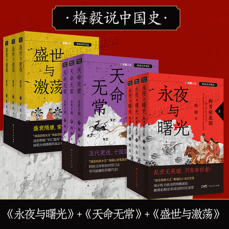 梅毅说中国史系列全9册精装永夜