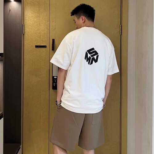 夏季字母纯棉短袖半袖