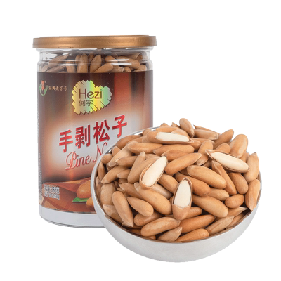 何字新货手剥巴西松子新货孕妇268g*2罐原味罐装无添加健康零食