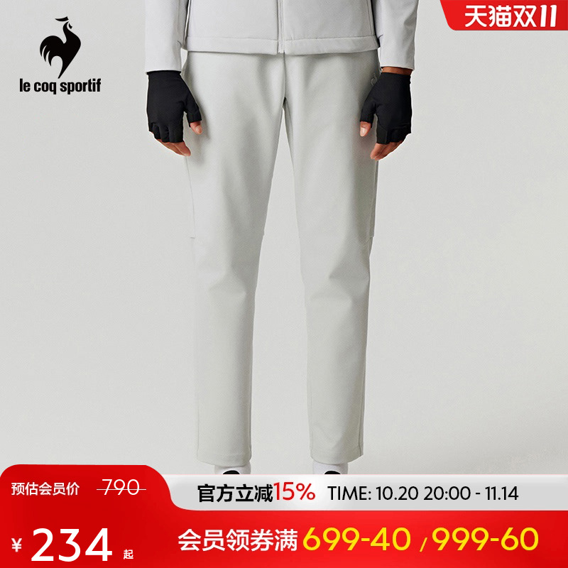 乐卡克加绒运动休闲长裤