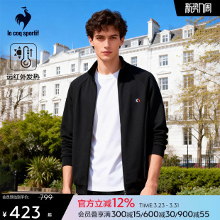 外套 保暖休闲立领开衫 乐卡克法国公鸡秋冬官方正品 男款