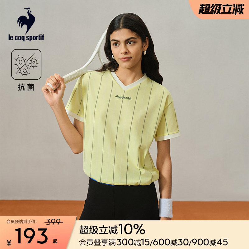 乐卡克女款复古百搭短袖T恤图片