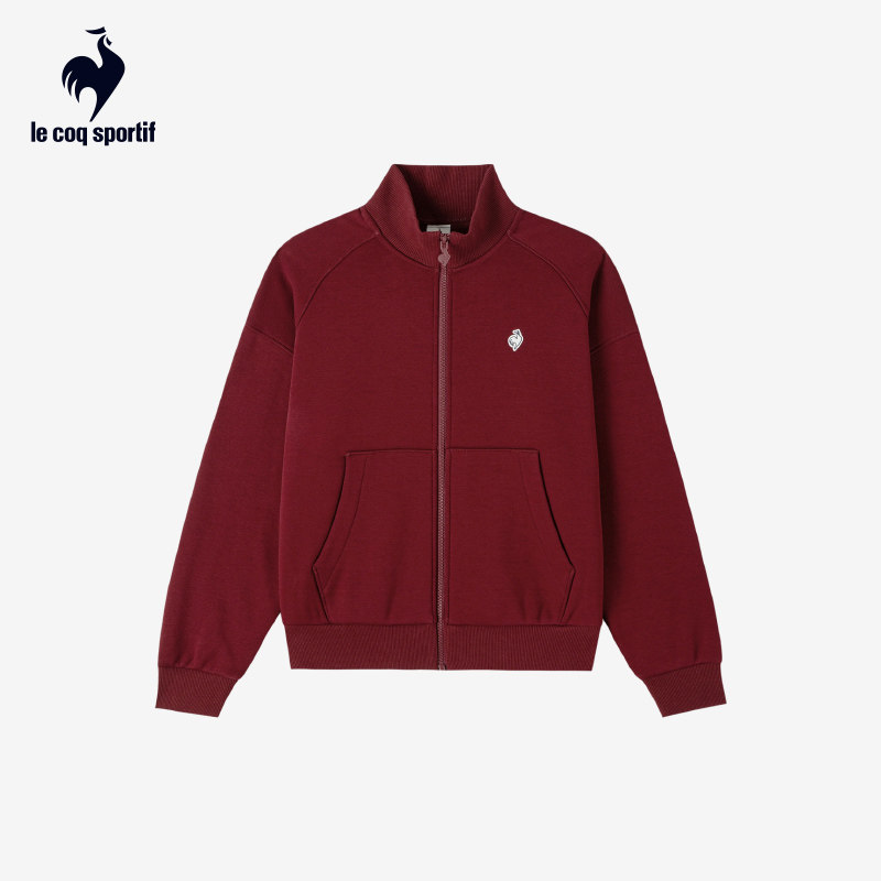 【网球】乐卡克法国公鸡秋冬女款立领加绒保暖开衫外套红色新年,运动服/休闲服装,运动茄克/外套,淘宝优惠券,粉丝福利购,淘宝优惠卷