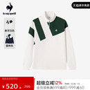 男款 乐卡克法国公鸡2025年秋冬新品 舒适半拉链立领卫衣 网球