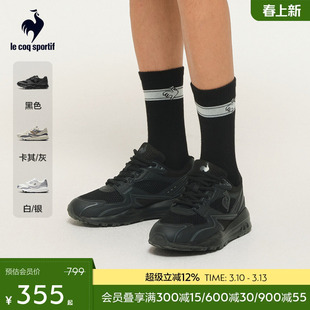 乐卡克法国公鸡男女同款运动厚底复古跑鞋情侣款休闲鞋