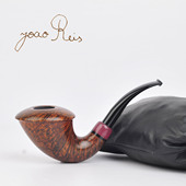 葡萄牙王子乔瑞斯JoaoReis烟斗光面石楠木手工制作自由式 葫芦斗