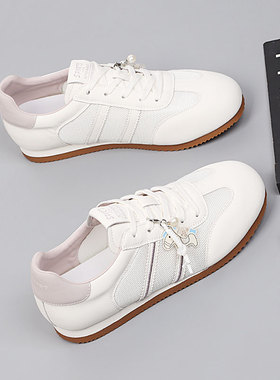 胖mm鞋宽胖脚单鞋41-43大码女鞋2026春季板鞋新款时尚舒适小白鞋