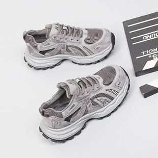 棉鞋 41一43爆款 2025冬季 新款 女 加大码 脚宽胖肥休闲加绒老爹鞋 女鞋