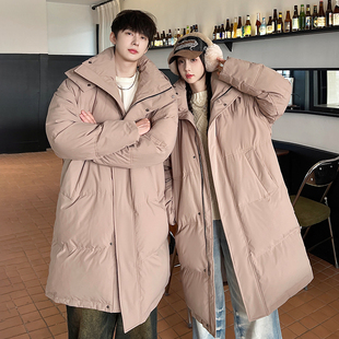 2024冬季新款超厚大被子羽绒服大衣男女款中长款过膝防寒保暖外套
