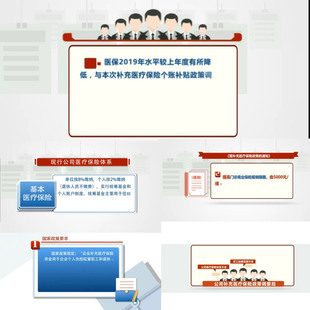 MG卡通动画医保医院业绩报告企业医疗改革保险社会AE模板