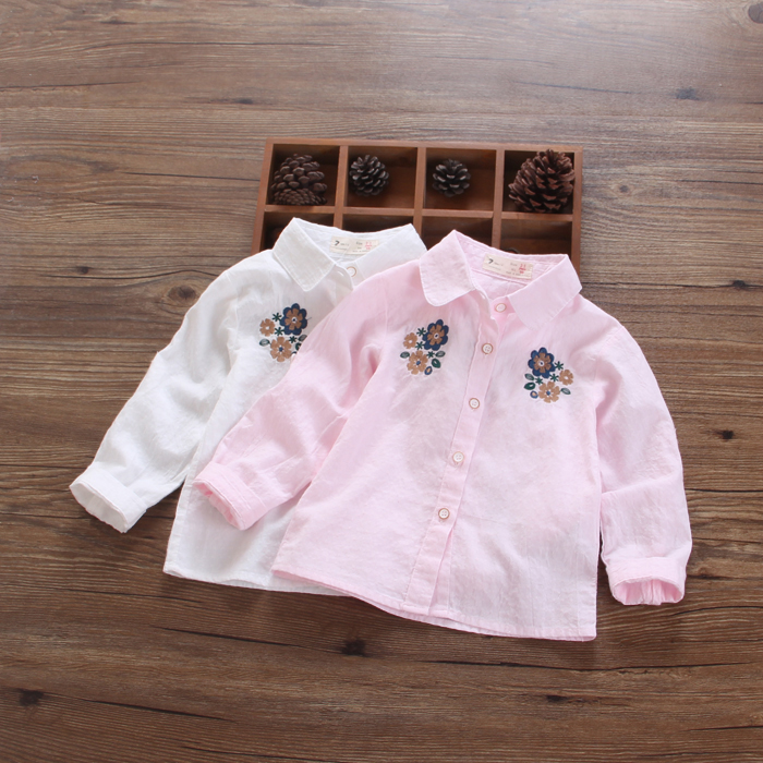 Chemise fille à manche longue - Ref 2084554 Image 1