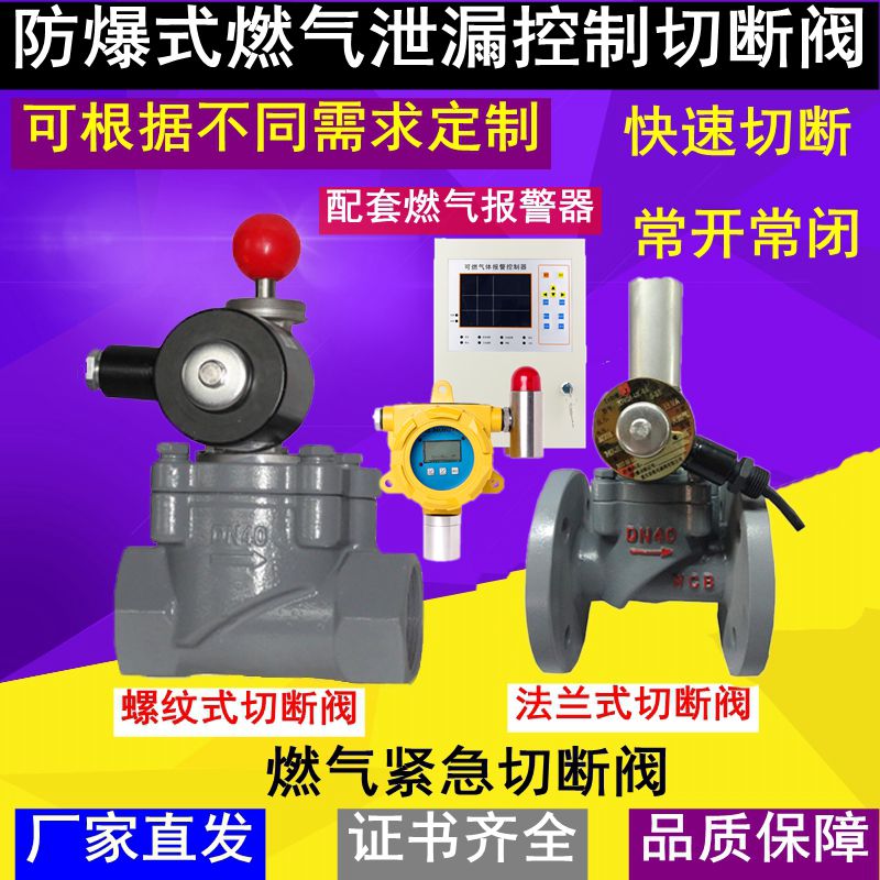 燃气切断阀电磁阀铝合金防爆型