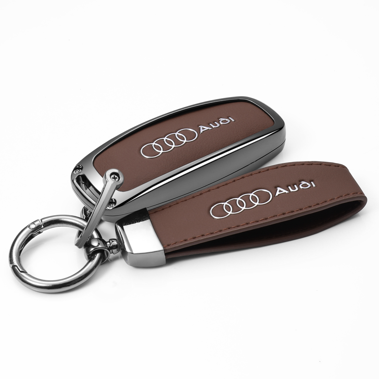 适用于奥迪a7钥匙套26新款a4l汽车a6l女男士q3高档a3扣q2l包q5l壳