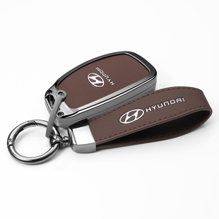 适用于现代伊兰特钥匙套悦动男朗动高级感ix35壳途胜l扣名图车包