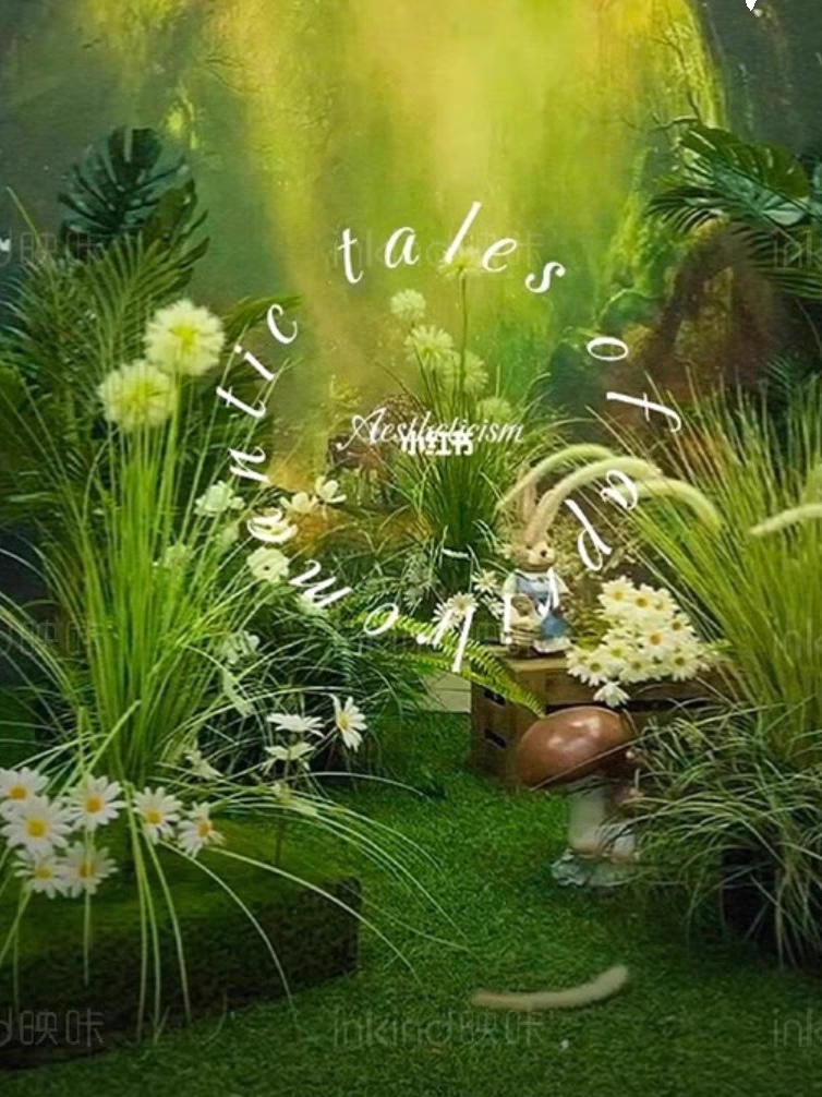 新儿童摄影实景拍照道具影棚装修主题设计制作展会小清新风格道具