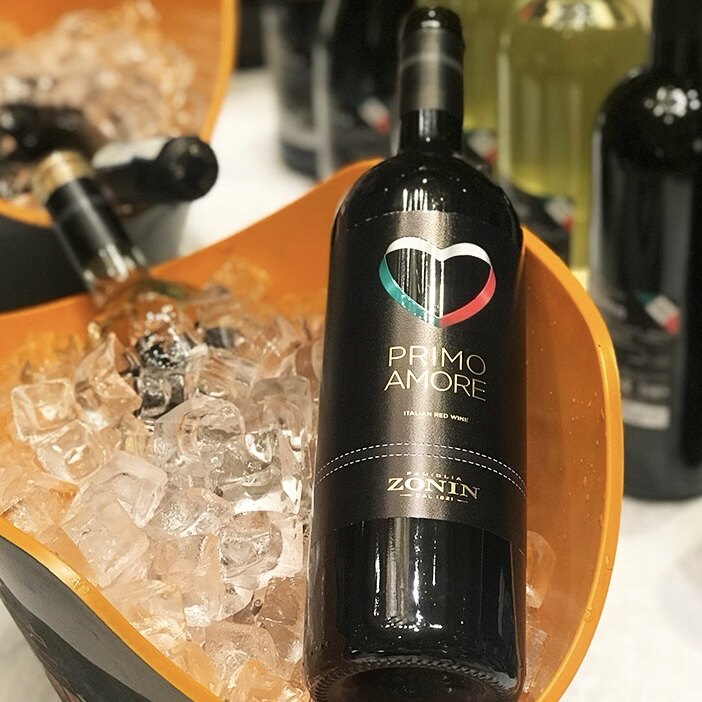 意恋半甜红葡萄酒红酒卓林Zonin爱心酒标意大利原瓶进口750ml