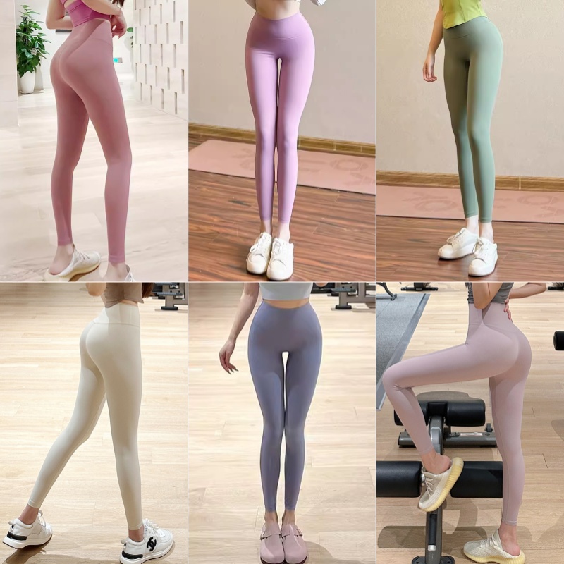 高腰收腹专业健身裤女塑形紧身跑步运动裤普拉提训练瑜伽服秋季