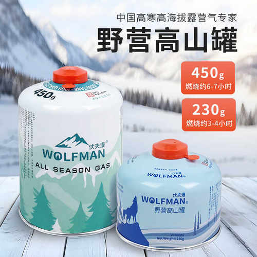 扁气罐丙烷野营便捷式户外