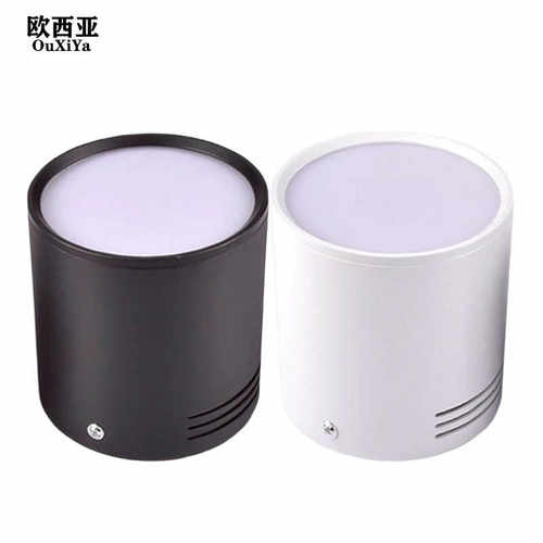 cob明装筒灯免开孔led吸顶吊线灯