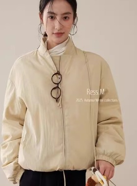 【Ress.M】十三行机车极简轻奢休闲90鸭绒通勤防风羽绒服夹克外套