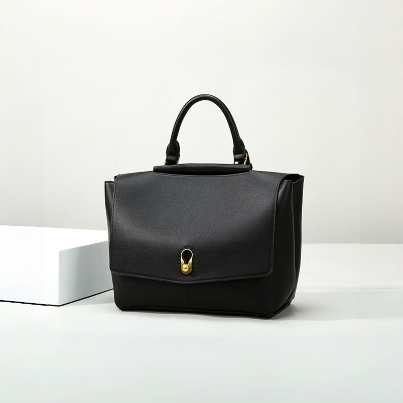 简约大容量女士PU手提包高级感托特女包时尚百搭通勤包单肩斜挎包