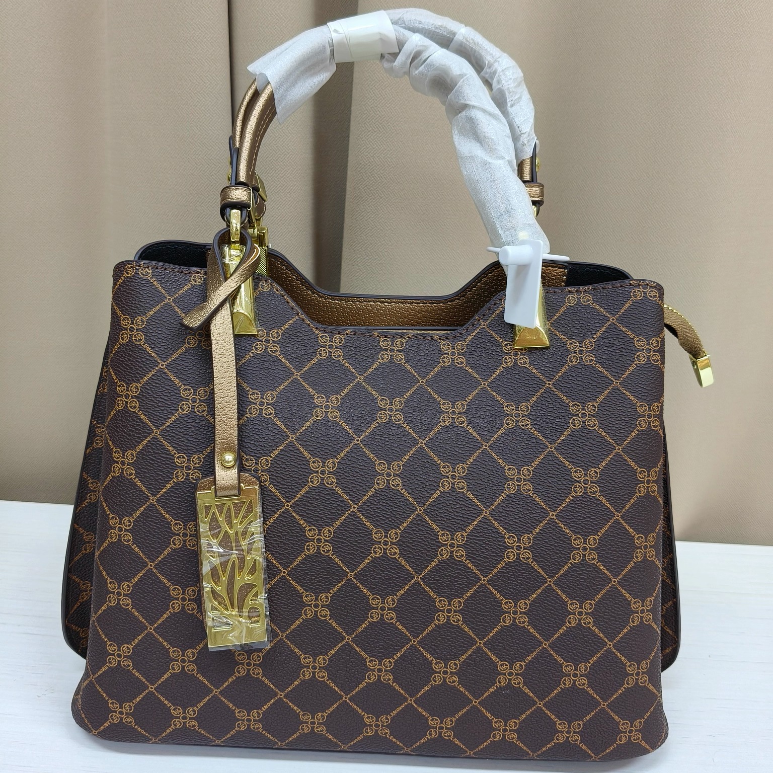 通勤妈妈包简约时尚百搭大容量托特包手提包高级感女士单肩斜挎包