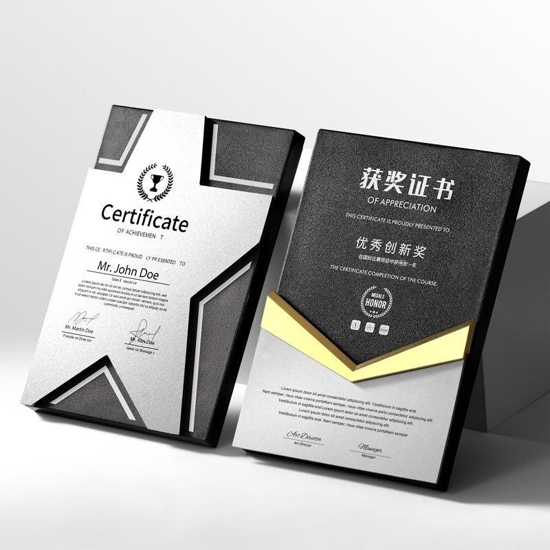 木质奖牌授权牌匾创意金属荣誉证合作加盟代理商大理石奖牌现货批