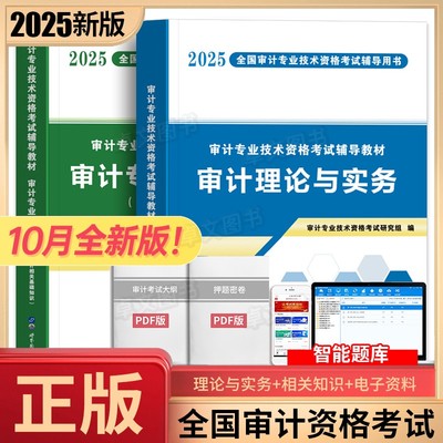 新版2025年中级审计师初级考试辅导用书教材全套审计理论与实务专业相关知识审计专业技术资格金考卷历年真题模拟试卷习题官方2024