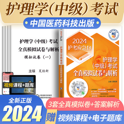 主管护师中级备考2025年护理学中级全真模拟试卷搭人卫版教材历年真题库考试书丁震易哈佛雪狐狸轻松过军医习题必刷题卫生考试2024