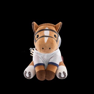 [香港马会代购]爱赛马坐姿小马毛公仔