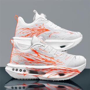 心跳跑步鞋男秋冬款青少年学生儿童旋转扣比赛专业碳板竞速运动鞋