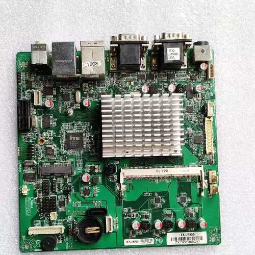 议价ITX-J1900单网路接口主板集成CPU包好 单主板 後