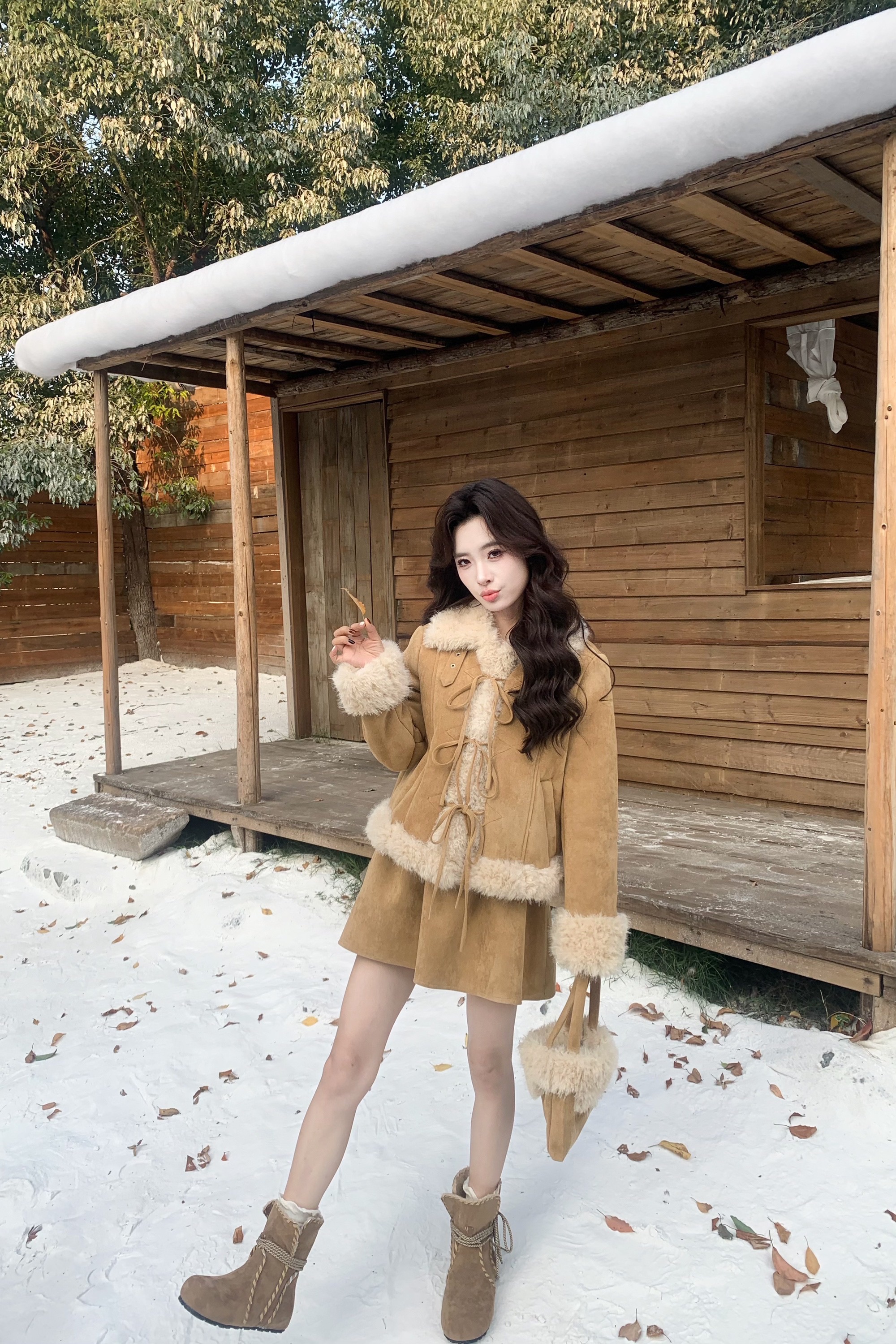 可可可欣【黄油摩卡套装】品质女装洋气时尚休闲原创小众老钱风