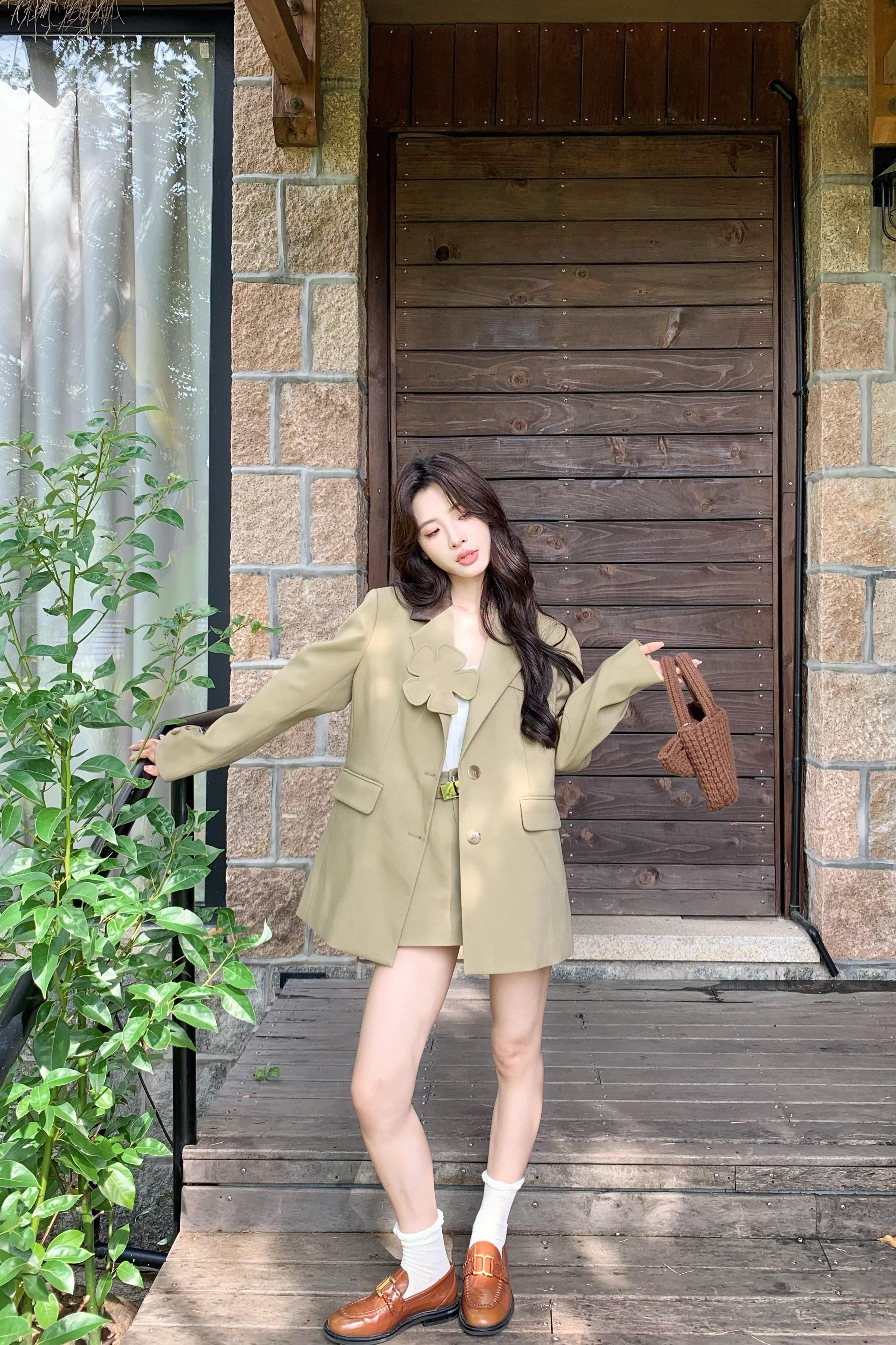 可可可欣【枫糖拿铁套装】品质女装洋气时尚休闲原创小众老钱风