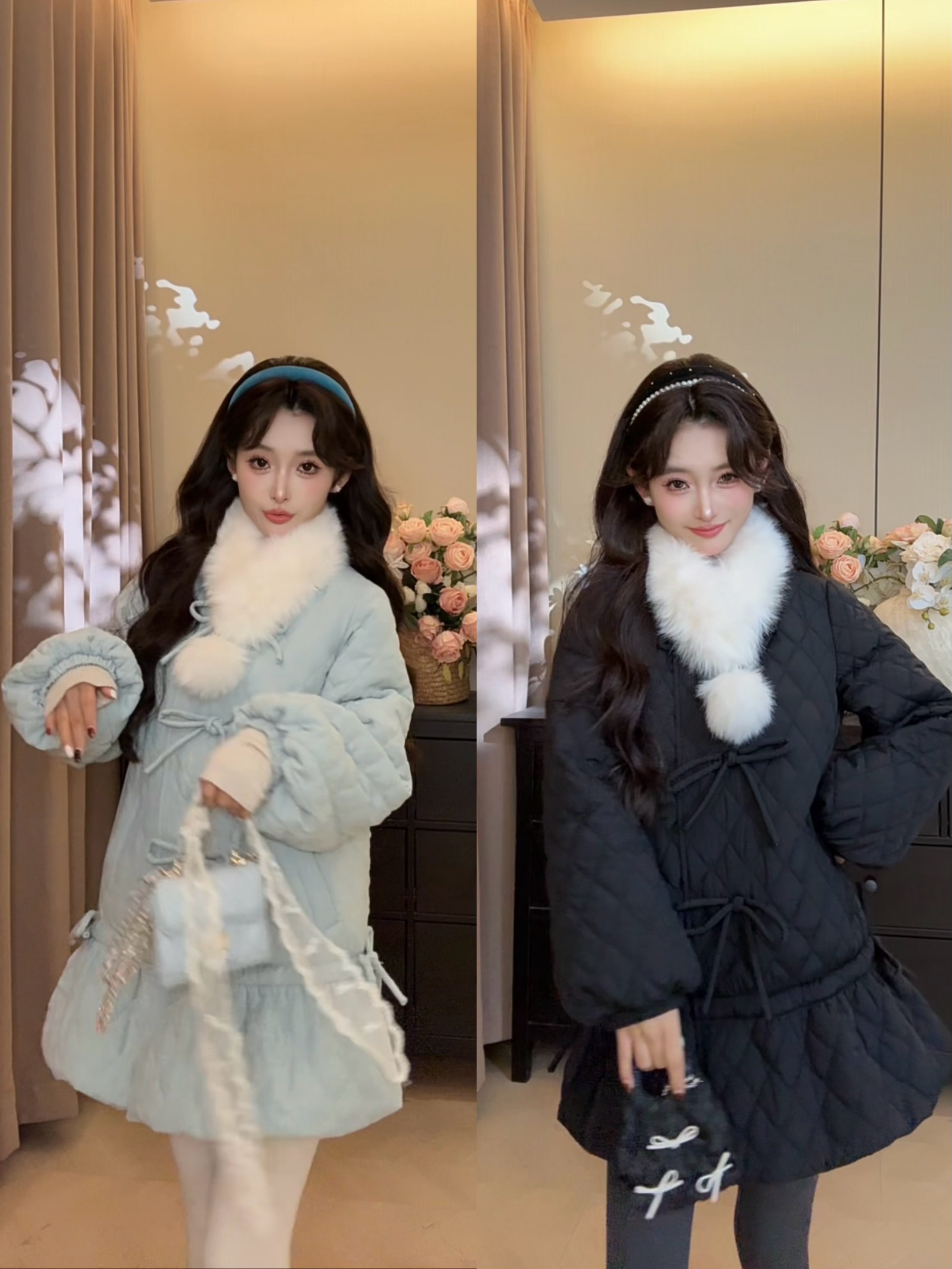 可可可欣【北海情书羽绒外套】女装洋气时尚休闲原创小众老钱风