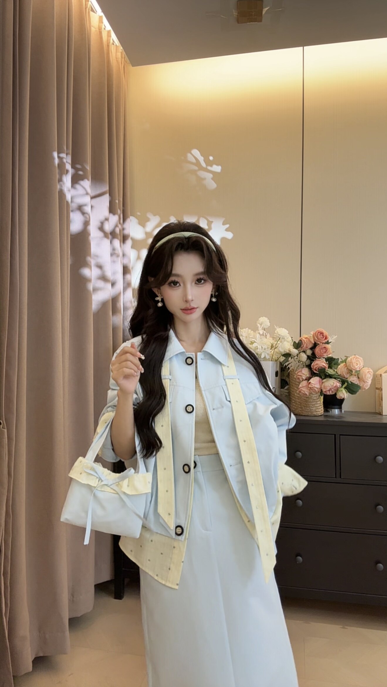 可可可欣【雾岛晚风套装】品质女装洋气时尚休闲原创小众老钱风