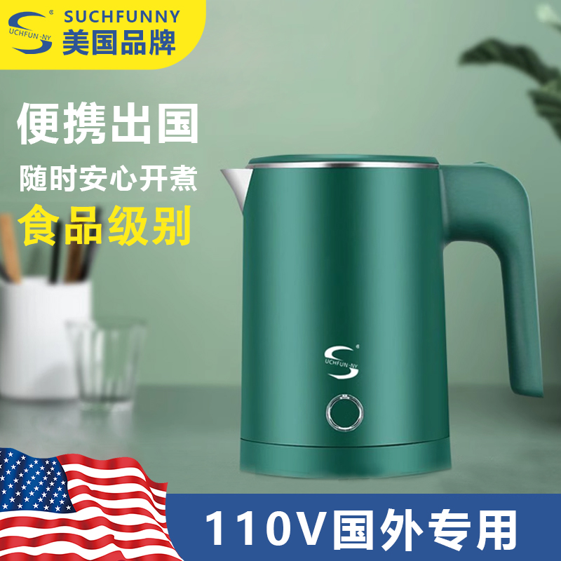 110v电热水壶出国厨房小家电