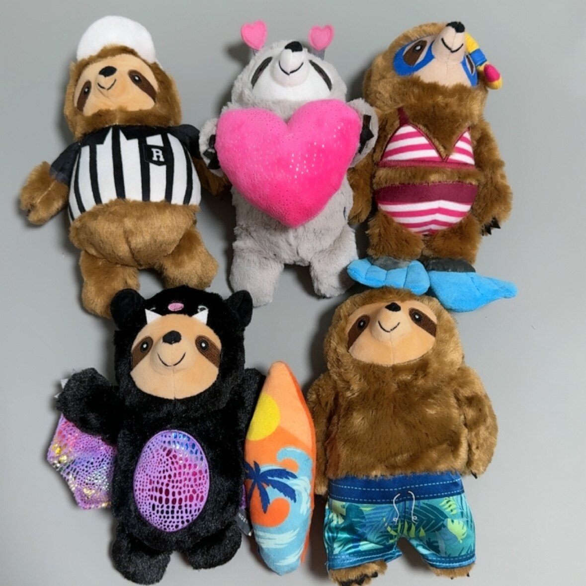 F家宠物玩具树懒大集合响纸大气囊毛绒仿生泰迪比熊金毛解压撒欢