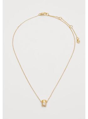 代购kate spade NEW YORK女士项链简约优雅精致时尚金色透明