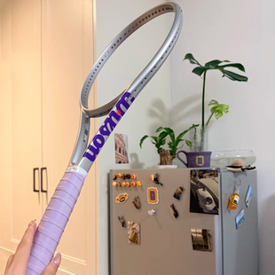 代购WILSON Blade 100L V9威尔胜银紫色定制拍DIY比赛训练网球拍